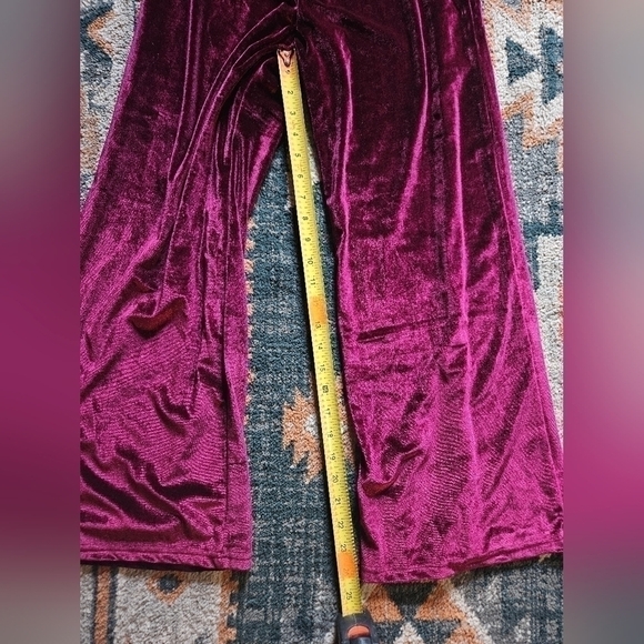Lulu's Burgundy Velvet Jumpsuit - Picture 9 of 13